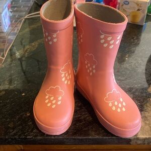Kids Nomad color changing pink rain boots
